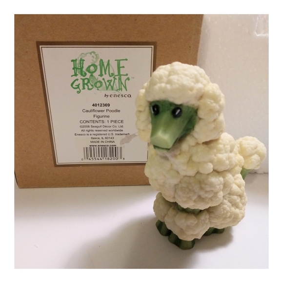 Enesco Other - 🐩Enesco Home Grown Cauliflower Poodle